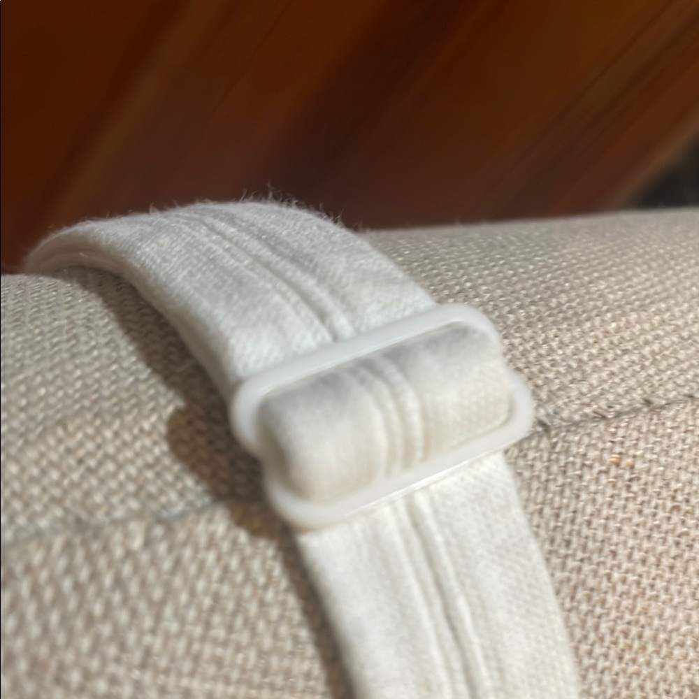 Vintage Love Pats White nursing bra cotton adjust easy open breast-feeding 36D - Picture 6 of 12
